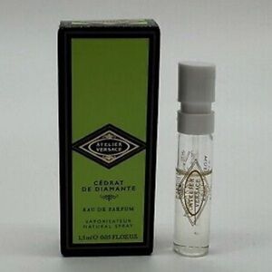 Atelier Versace Cedrat De Diamante EDP Spray Sample 0.05 oz (1.5 ml) NEW